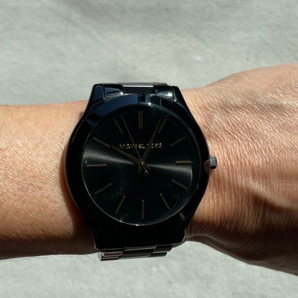 Michael Kors Black Metal Watch
